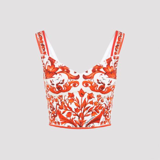 26FW 돌체앤가바나 반팔 티셔츠 F7BB1TGDDRJS9000 ORANGE - DOLCE & GABBANA