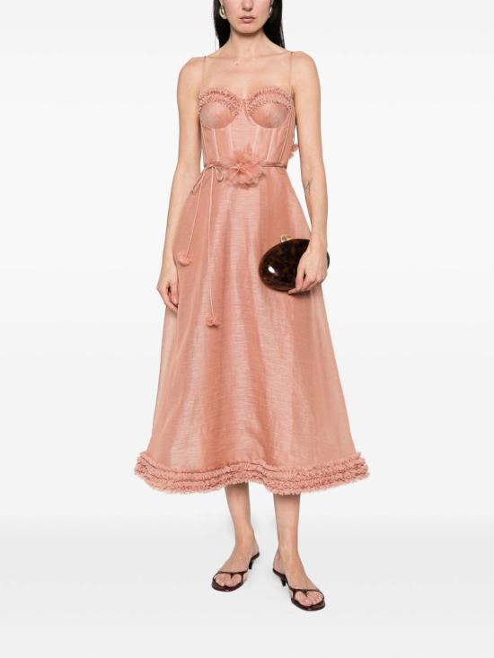 26SS 짐머만 미디 원피스 7568DS261PEO NUDE NEUTRALS - ZIMMERMANN