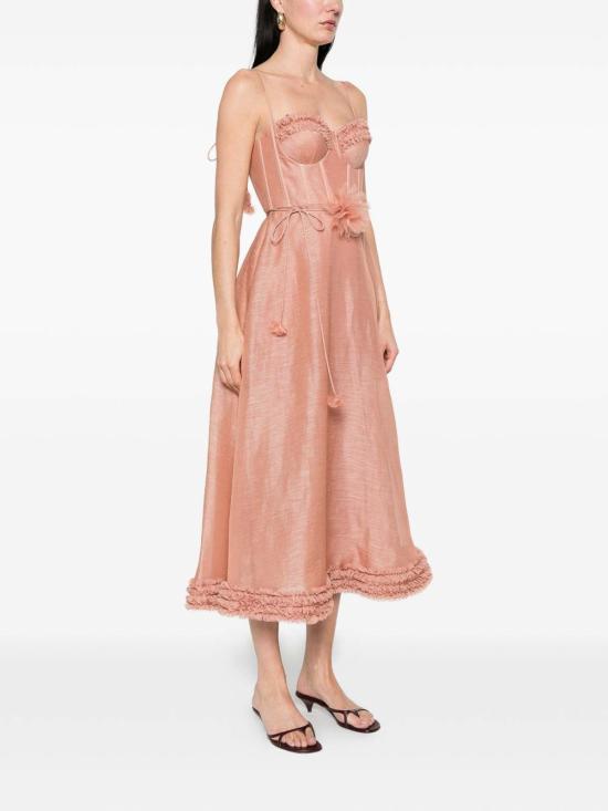 26SS 짐머만 미디 원피스 7568DS261PEO NUDE NEUTRALS - ZIMMERMANN