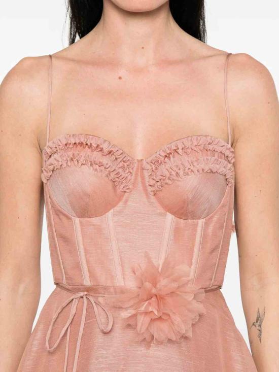 26SS 짐머만 미디 원피스 7568DS261PEO NUDE NEUTRALS - ZIMMERMANN