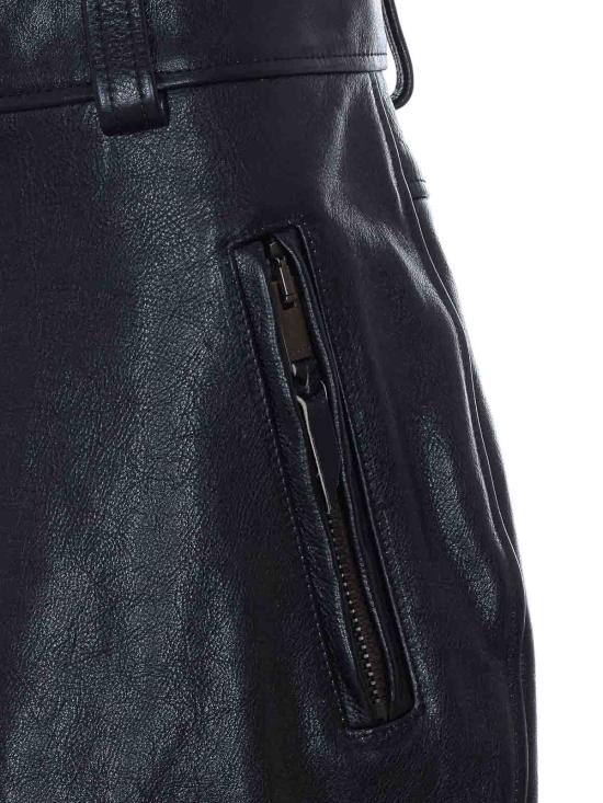 26SS 생로랑 미디 스커트 865021YCVE21023 BLACK - SAINT LAURENT