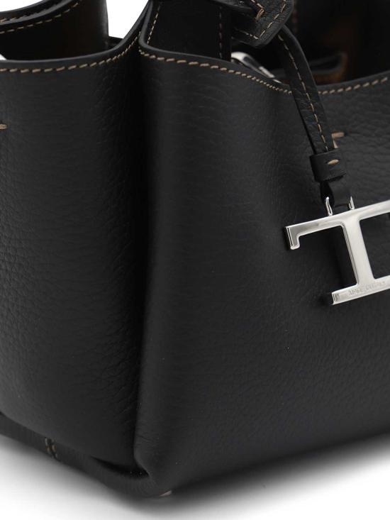 26SS 토즈 마이크로 토트백 XBWAPAFL000QRIB999 BLACK - TODS