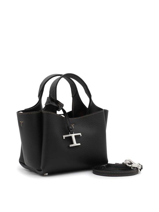 26SS 토즈 마이크로 토트백 XBWAPAFL000QRIB999 BLACK - TODS