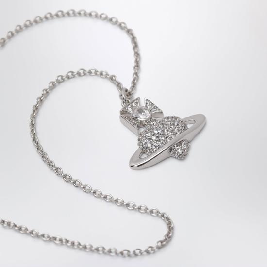 26FW 비비안웨스트우드 발렌타인 아그나타 바스 릴리프 목걸이 630203G002P102 METAL - VIVIENNE WESTWOOD