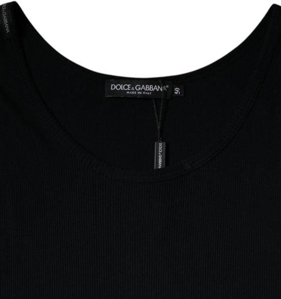 26FW 돌체앤가바나 민소매 티셔츠 9716588216606 BLACK - DOLCE & GABBANA