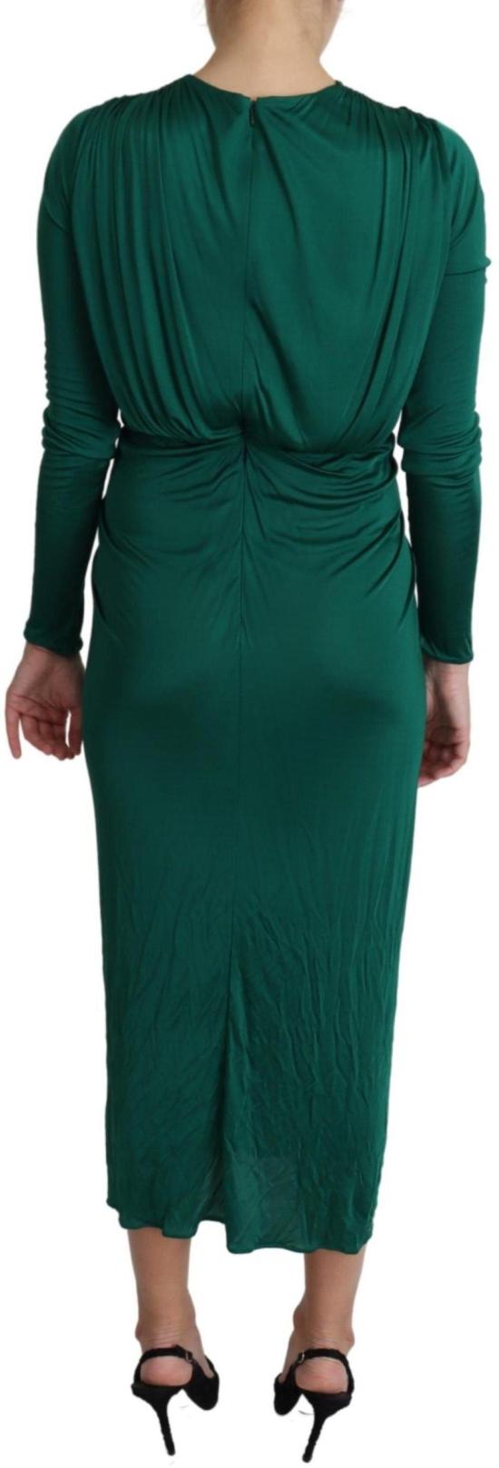 26FW 돌체앤가바나 미디 원피스 9069457539358 GREEN - DOLCE & GABBANA