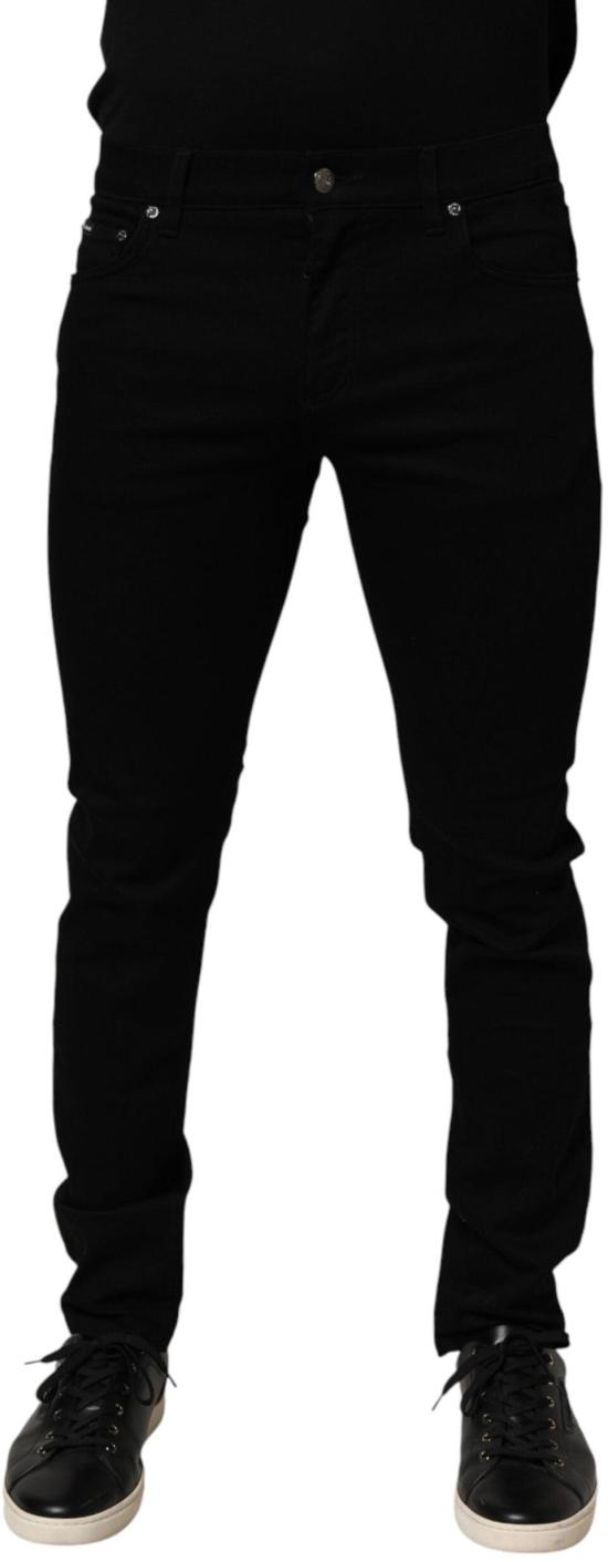 26FW 돌체앤가바나 데님 팬츠 50306384462110 BLACK - DOLCE & GABBANA