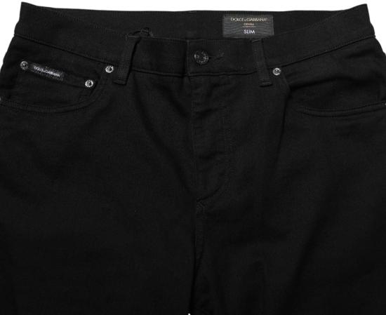 26FW 돌체앤가바나 데님 팬츠 50306384462110 BLACK - DOLCE & GABBANA