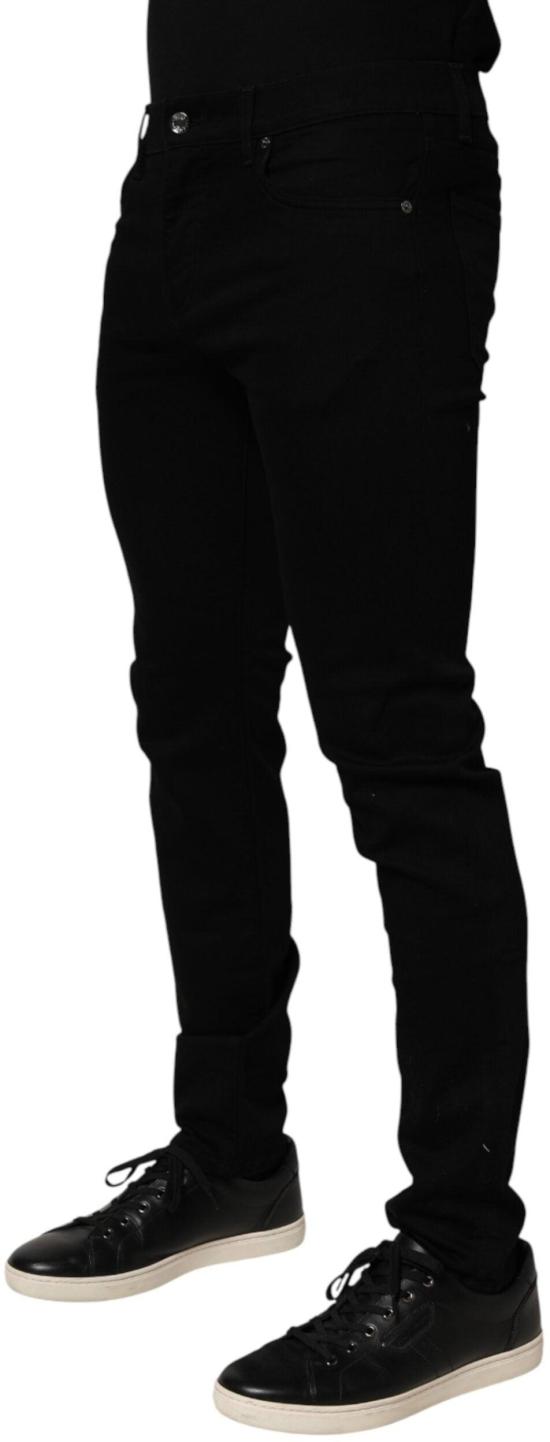26FW 돌체앤가바나 데님 팬츠 50306384462110 BLACK - DOLCE & GABBANA