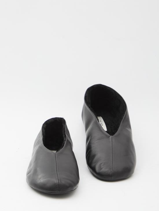 25FW 더로우 스텔라 슬리퍼 F1638N66SH02 BLK BLACK - THE ROW