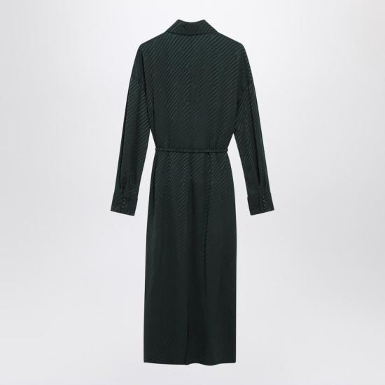 25FW 구찌 롱 원피스 847325ZAM5B 3514 GREEN - GUCCI