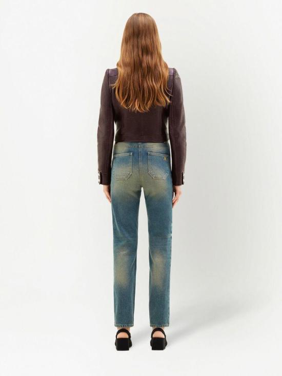 25FW 쿠레쥬 가죽 자켓 PERCBL005VY0014 4010 PURPLE - COURREGES
