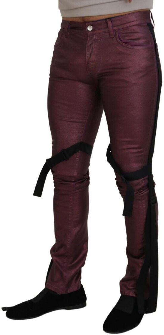 26FW 돌체앤가바나 데님 팬츠 9635956556062 PINK - DOLCE & GABBANA