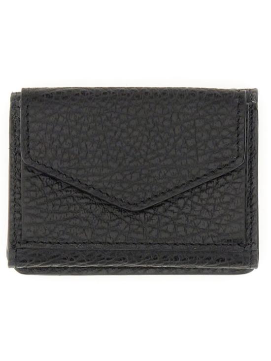  마르지엘라 4 스티치 포켓 지갑 S36UI0416P4455 T8013 BLACK - MAISON MARGIELA