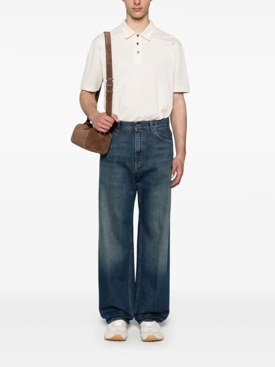  보테가베네타 반팔 티셔츠 830926V5DJ0 9247 panna - BOTTEGA VENETA