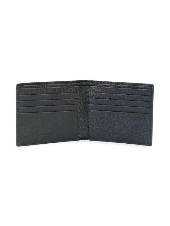 26FW 생로랑 로고 이스트/웨스트 반지갑 396307BTY0N 1000 BLACK - SAINT LAURENT