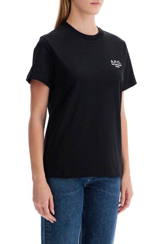  아페쎄 루 마담 스탠다드 티셔츠 COHBUM26388 TZC black - A.P.C.