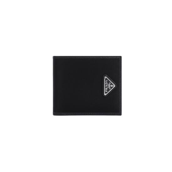 26FW 프라다 앤티크 가죽 반지갑 앤티크 가죽 반지갑 2MO5132DMH F0002 BLACK