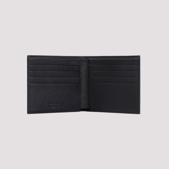 26FW 프라다 앤티크 가죽 반지갑 앤티크 가죽 반지갑 2MO5132DMH F0002 BLACK - PRADA