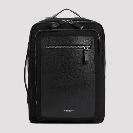 26FW 조르지오 아르마니 백팩 Y2O184Y752E 80001 BLACK - GIORGIO ARMANI