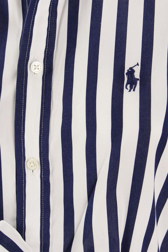  폴로 랄프로렌 미디 원피스 211891428 001 BLUE WHITE - POLO RALPH LAUREN