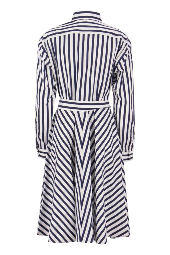  폴로 랄프로렌 미디 원피스 211891428 001 BLUE WHITE - POLO RALPH LAUREN