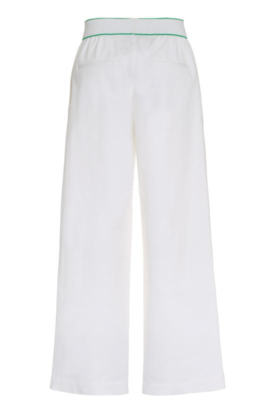  보테가베네타 스트레이트 팬츠 702092V1J10 9000 White - BOTTEGA VENETA