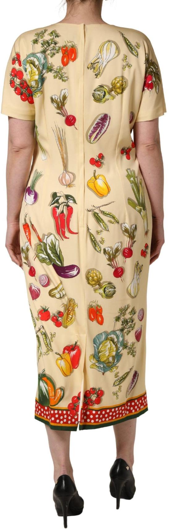 26FW 돌체앤가바나 미디 원피스 50708860207390 BEIGE - DOLCE & GABBANA