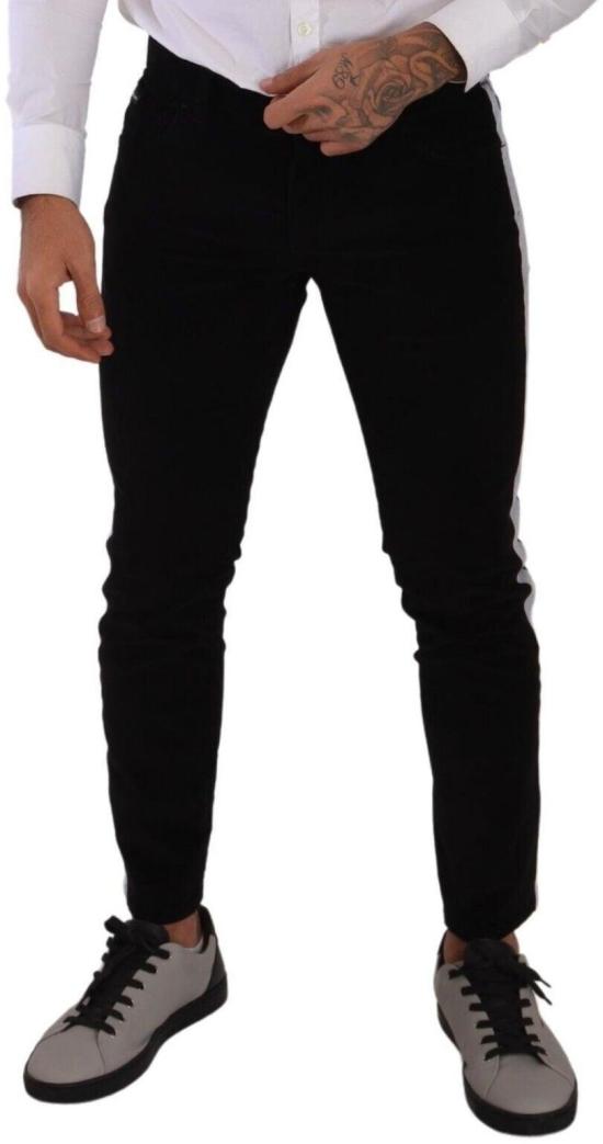 26FW 돌체앤가바나 데님 팬츠 9635947479326 BLACK - DOLCE & GABBANA