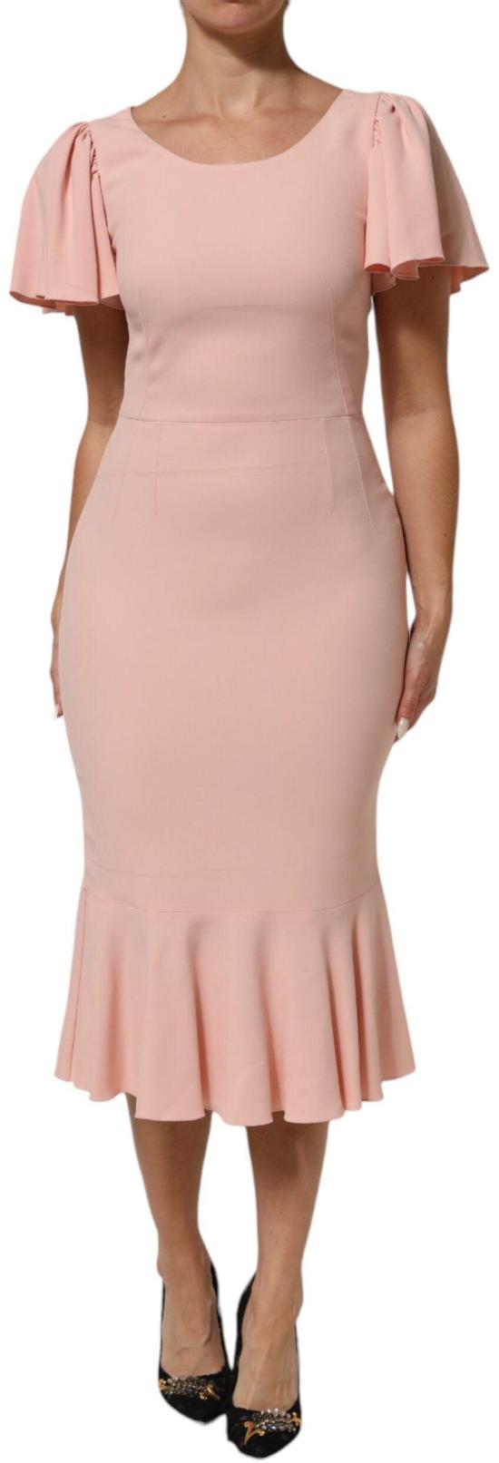 26FW 돌체앤가바나 미디 원피스 9909571027230 PINK - DOLCE & GABBANA