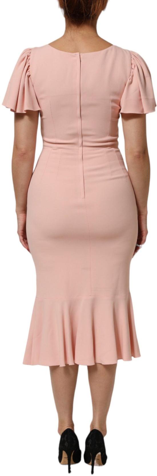 26FW 돌체앤가바나 미디 원피스 9909571027230 PINK - DOLCE & GABBANA