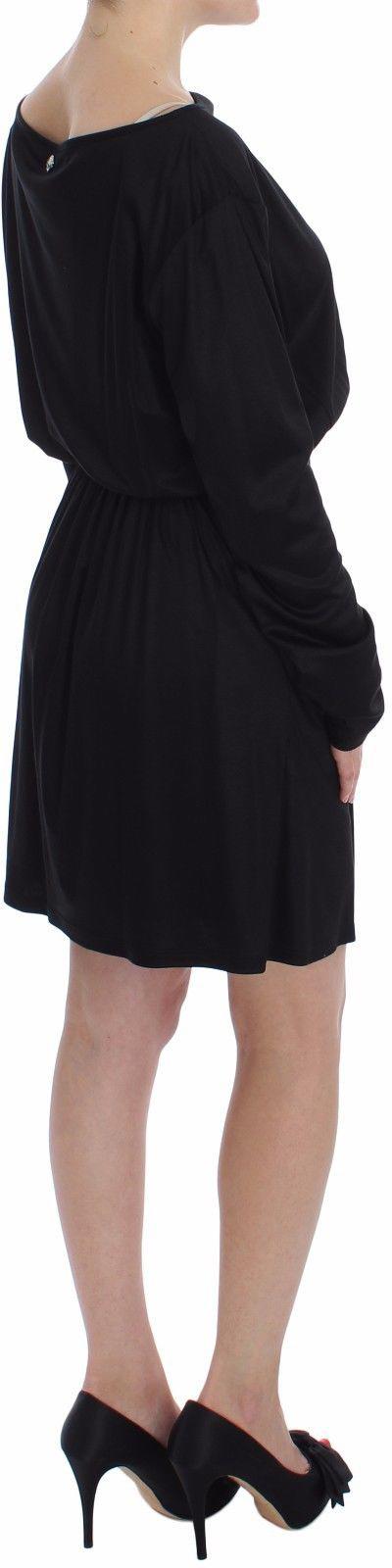 26FW 베르사체 미디 원피스 9069415104798 BLACK - VERSACE