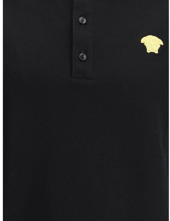 26FW 베르사체 폴로 티셔츠 10085707022622 BLACK - VERSACE