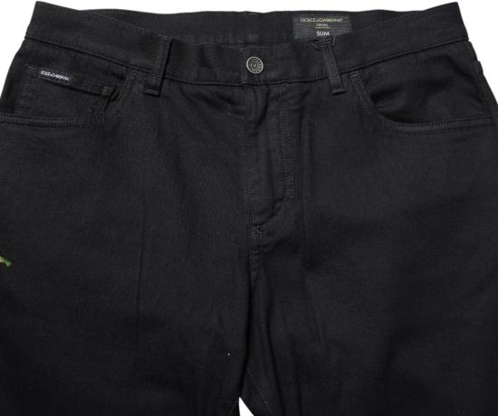 26FW 돌체앤가바나 데님 팬츠 9975767662878 BLACK - DOLCE & GABBANA