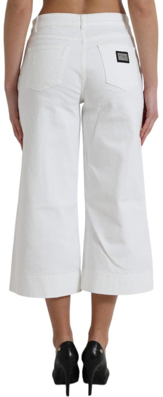 26FW 돌체앤가바나 데님 팬츠 9938241421598 WHITE - DOLCE & GABBANA