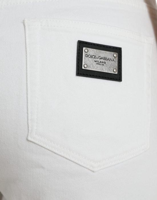 26FW 돌체앤가바나 데님 팬츠 9938241421598 WHITE - DOLCE & GABBANA