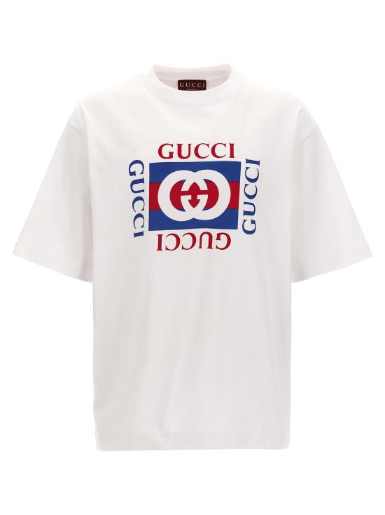 26SS 구찌 코튼 저지 티셔츠 784361 XJGKA 9074 WHITE DOM