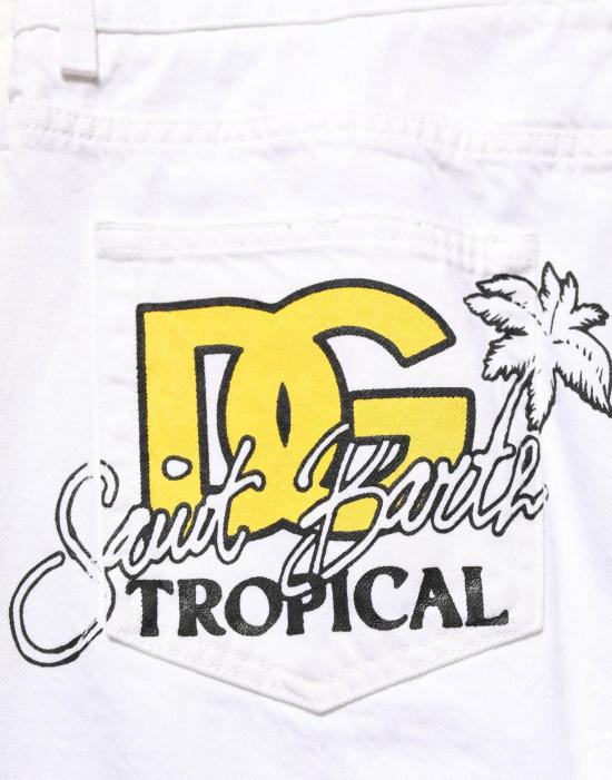 26FW 돌체앤가바나 데님 팬츠 10095432335646 WHITE - DOLCE & GABBANA