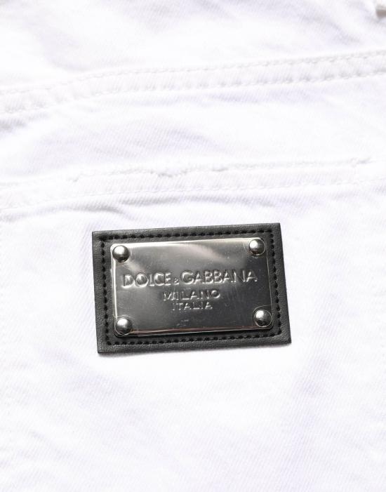 26FW 돌체앤가바나 데님 팬츠 10095432335646 WHITE - DOLCE & GABBANA