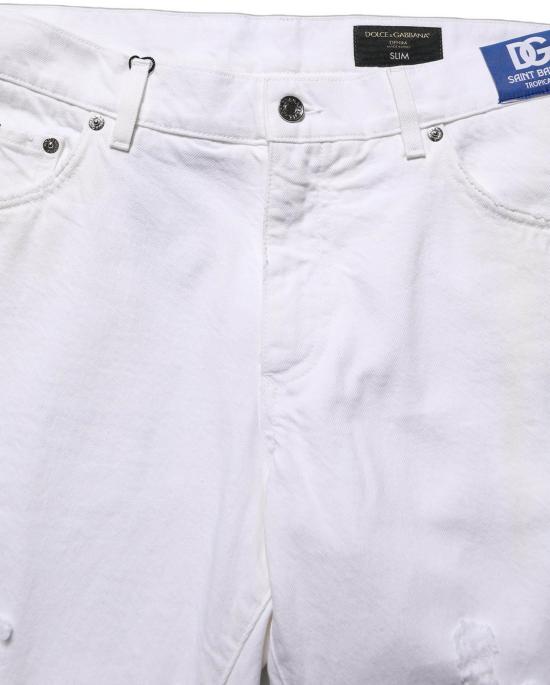 26FW 돌체앤가바나 데님 팬츠 10095432335646 WHITE - DOLCE & GABBANA