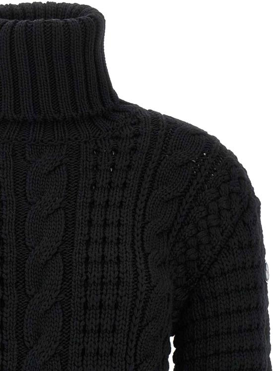 25FW 몽클레어 니트웨어 15776360038686 BLACK - MONCLER