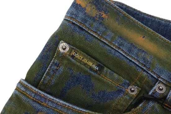 26FW 돌체앤가바나 데님 팬츠 49353960522014 GREEN - DOLCE & GABBANA