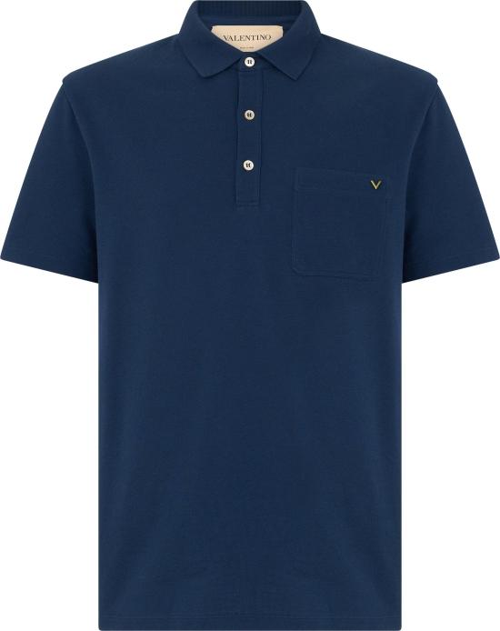 26FW 발렌티노 가라바니 폴로 티셔츠 51868252045598 BLUE