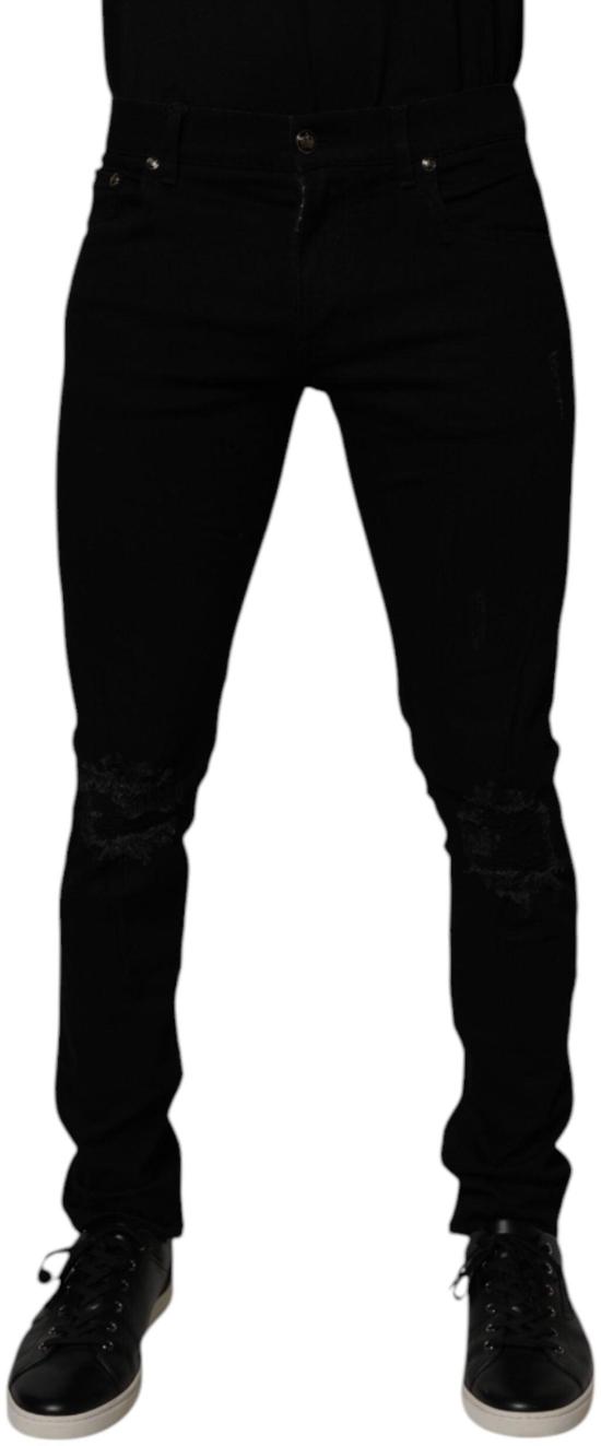 26FW 돌체앤가바나 데님 팬츠 49717143077150 BLACK - DOLCE & GABBANA