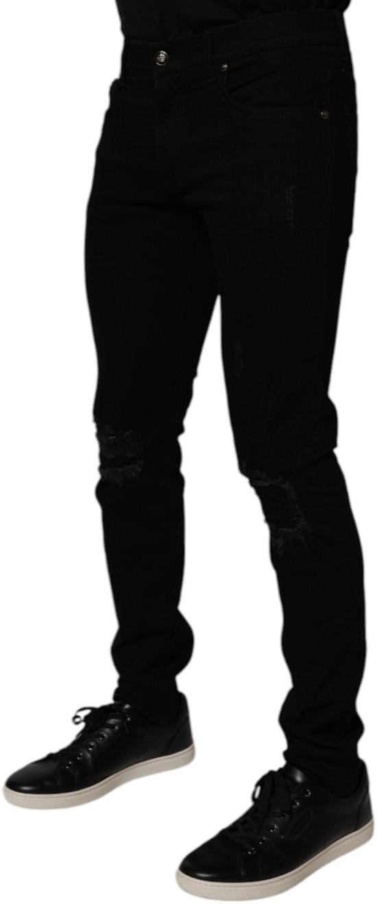 26FW 돌체앤가바나 데님 팬츠 49717143077150 BLACK - DOLCE & GABBANA