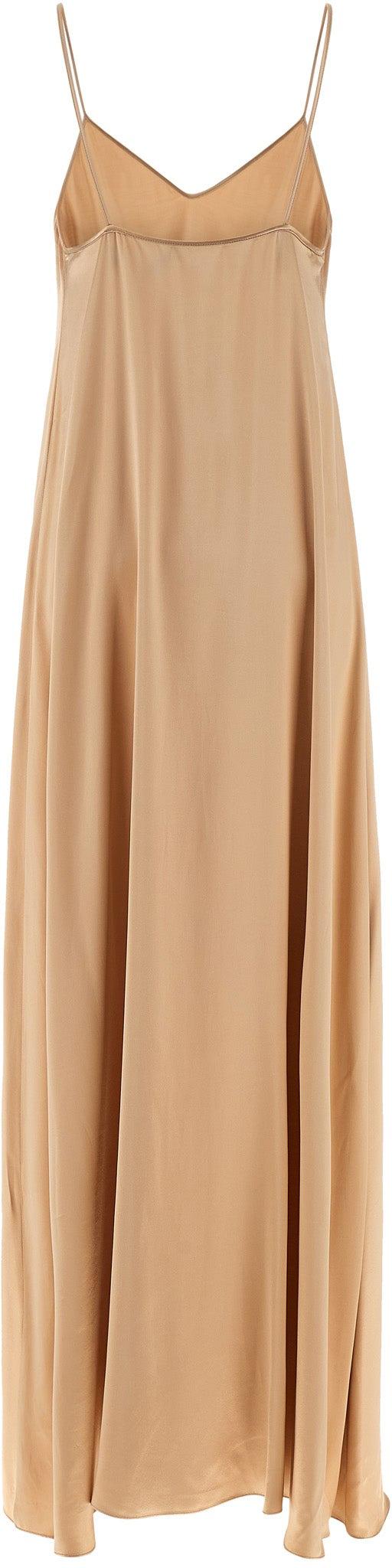 26FW 살바토레 페라가모 롱 원피스 59446229467422 BEIGE - SALVATORE FERRAGAMO