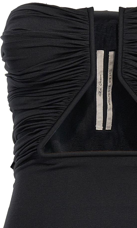  릭 오웬스 숏 원피스 15789451804958 BLACK - RICK OWENS