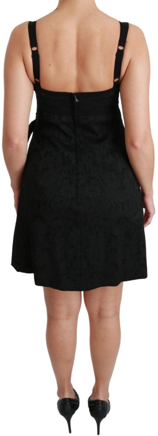 26FW 돌체앤가바나 미디 원피스 9069453410590 BLACK - DOLCE & GABBANA