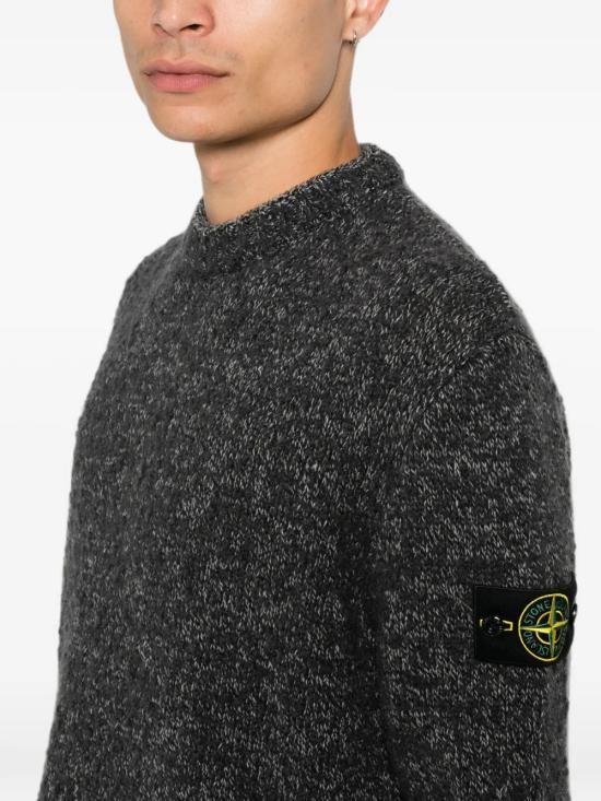 26FW 스톤 아일랜드 스웨터 L2S15 5100031 S0N20 V0M62 MELANGE LEAD - STONE ISLAND