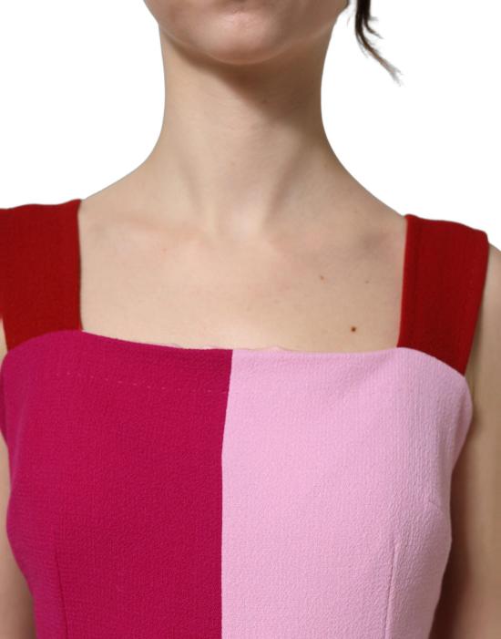 26FW 돌체앤가바나 미디 원피스 51912754626846 PINK - DOLCE & GABBANA